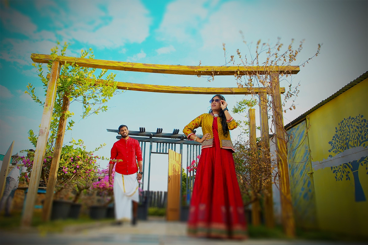 Wedding outdoor photoshoot