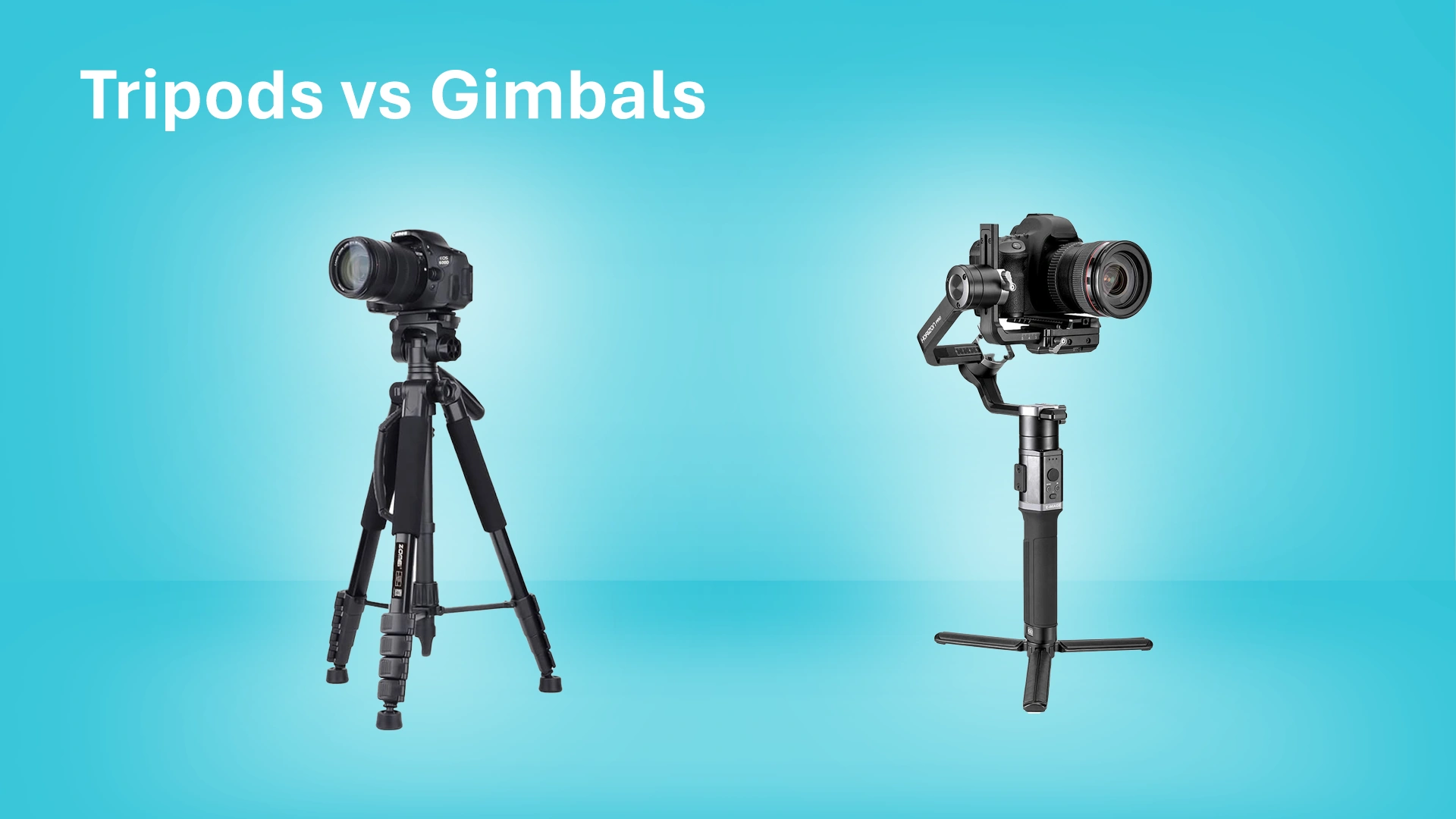 tripods vs gimbals